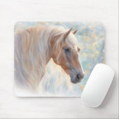 Paard met Stromende Manen Mooi Muismat (Met muis)