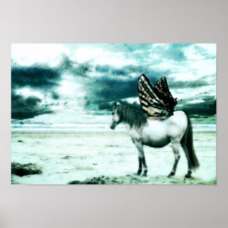 paard met vleugels poster