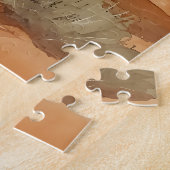 Paard met woestijntafels legpuzzel (Zijkant)