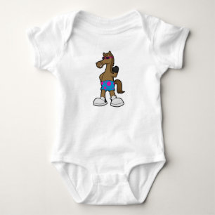 Paard met zonnebril romper