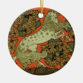 Paard Middeleeuwse Kunst Ambachtelijke Nieuwe Kuns Keramisch Ornament (Voorkant)