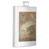 Paard middeleeuwse kunst ambachten Art Nouveau Heupfles (Rechts)