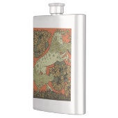 Paard middeleeuwse kunst ambachten Art Nouveau Heupfles (Links)