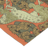 Paard middeleeuwse kunst ambachten Art Nouveau Korte Tafelloper (Hoek)