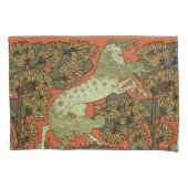 Paard middeleeuwse kunst ambachten Art Nouveau Kussensloop (Voorkant)