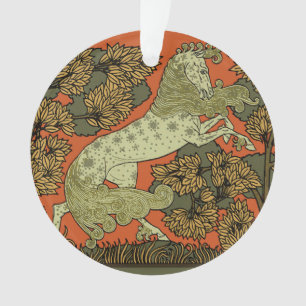 Paard middeleeuwse kunst ambachten Art Nouveau Ornament