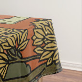 Paard middeleeuwse kunst ambachten Art Nouveau Tafelkleed (Voorbeeld)