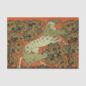 Paard middeleeuwse kunst ambachten Art Nouveau Tissuepapier (Voorkant)