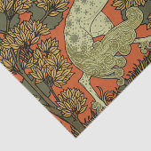 Paard middeleeuwse kunst ambachten Art Nouveau Tissuepapier (Detail)