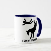 Paard mijn eigen stunts mok (Voorkant rechts)