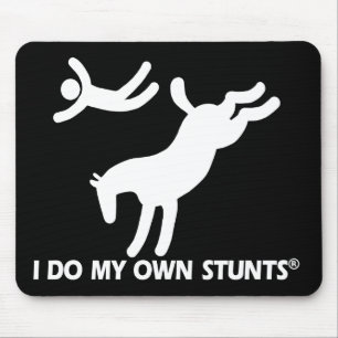 Paard mijn eigen stunts muismat