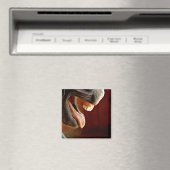 Paard, mond open, tong uitsteken, tanden magneet (Insitu (Vaatwasser))