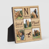 Paard monument unieke foto fotoplaat (Voorkant)