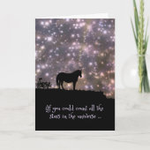 Paard Mooi Denken Van U Kaart Met Liefde (Voorkant)