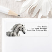 Paard mooi retour adres label (Insitu)
