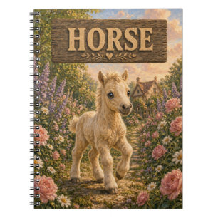 Paard Mooie Baby Verhalenboek Nursery Dier Notitieboek