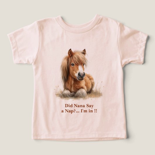 Paard Nana Oma Personaliseer Grootouder Naam (Design voorkant)