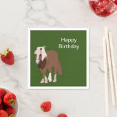 Paard Natuur Dier Verjaardagsfeest Servet (Insitu)