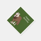 Paard Natuur Dier Verjaardagsfeest Servet (Hoek)