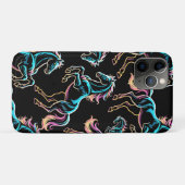 Paard Neon Licht Storing Retro Stijl Case-Mate iPhone Case (Achterkant (horizontaal))