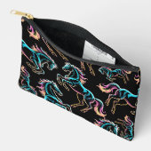 Paard Neon Licht Storing Retro Stijl Etui (Open)