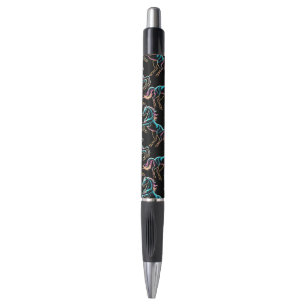 Paard Neon Licht Storing Retro Stijl Pen