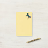 Paard Neon Licht Storing Retro Stijl Post-it® Notes (Op bureau)