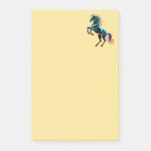 Paard Neon Licht Storing Retro Stijl Post-it® Notes (Voorkant)