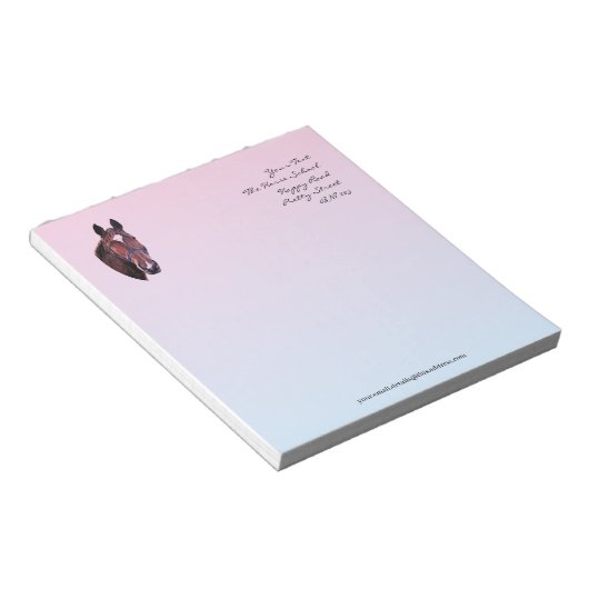 Paard Notitieblok (Schuin)