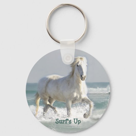 Paard Oceaan Schoonheid Sleutelhanger (Voorkant)