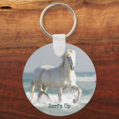 Paard Oceaan Schoonheid Sleutelhanger (Voorkant)