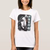 Paard omhelzen in artistieke fusie t-shirt (Voorkant)