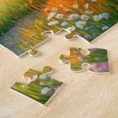 Paard op Boerderij Bloemenweide Legpuzzel (Zijkant)