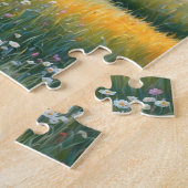 Paard op Boerderij Wilde Bloemenwei Legpuzzel (Zijkant)