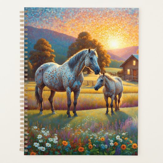Paard op Boerderij Wilde Bloemenwei Planner (Voorkant)