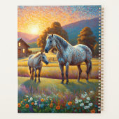Paard op Boerderij Wilde Bloemenwei Planner (Achterkant)