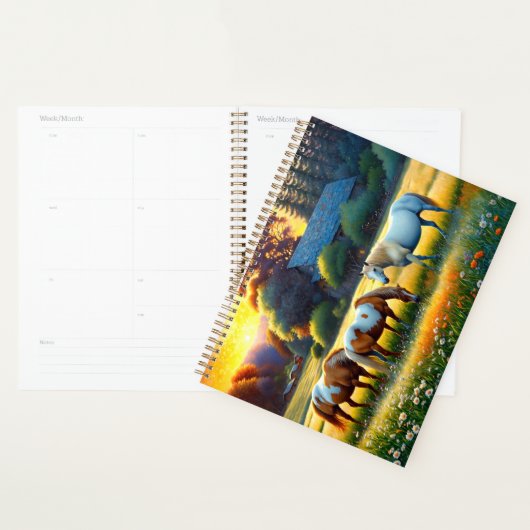 Paard op Boerderij Wilde Bloemenwei Planner (Display)
