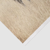 Paard op de Range  Sepia Decoupage Tissuepapier (Detail)