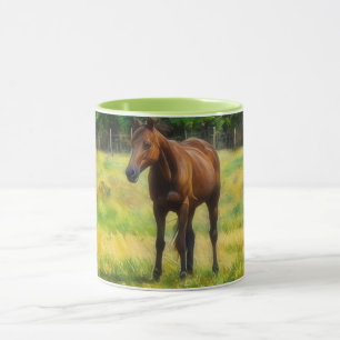 Paard op een Boerderij Horse Art Mok Cup