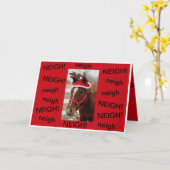 Paard op een Kaart (Gele Bloem)