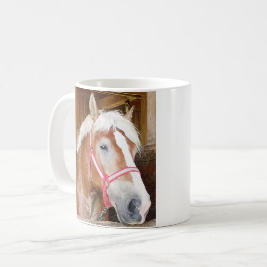 Paard op Mok 2 - Linkerhand (Voorkant links)