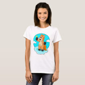 Paard op wolken t-shirt (Voorkant volledig)