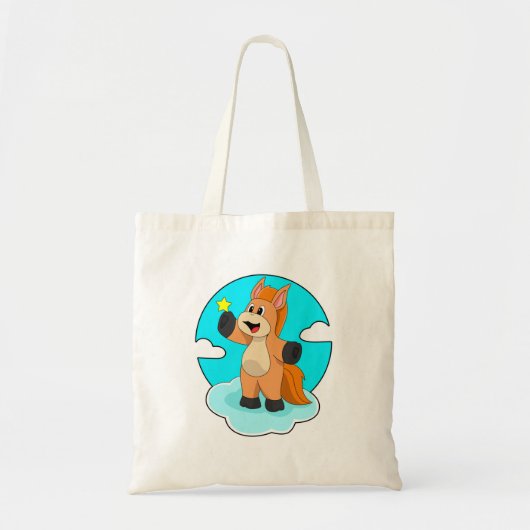 Paard op wolken tote bag (Voorkant)
