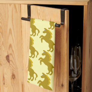 Paard-opvoeding ontwerp elke kleur achtergrond theedoek