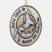 Paard ornament vangen (Rechts)