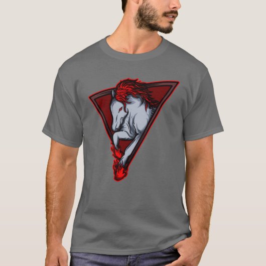 Paard Paard Paard Liefhebber Gift Paard Rijden R f T-shirt (Voorkant)