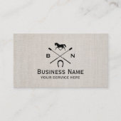  Paard Paardrijden Ruitersport Visitekaartje (Voorkant)