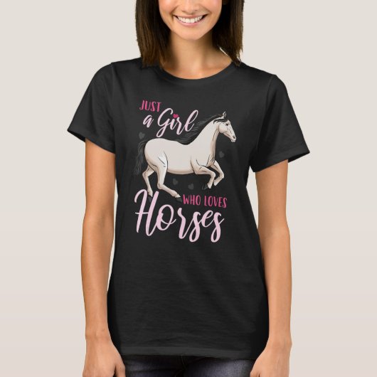 Paard Paardrijden T-shirt (Voorkant)