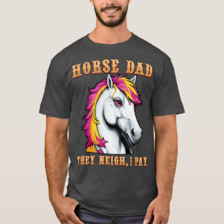 Paard Pap Ze hebben genoeg Ik betaal Ik Grappig Ru T-shirt