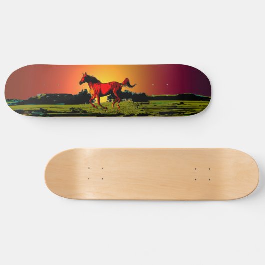 Paard Persoonlijk Skateboard (Horizontaal)